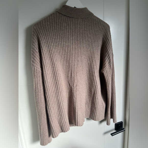 Reformation Fantino Cashmere Cardigan Collar Sweater - Picture 4 of 4